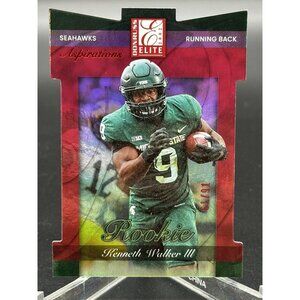 2022 Donruss Elite Kenneth Walker III Aspirations Red /91 SP #110